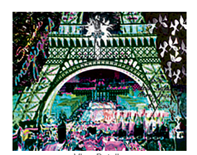 Paris By Night Art Print - HalfMoonMusic