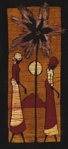 Batik VIII Art Print - HalfMoonMusic