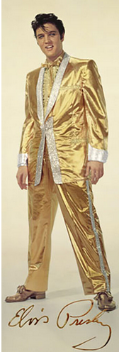 Elvis Presley Pure Gold Art Print - HalfMoonMusic