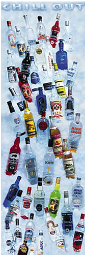 Chill Out Vodka Art Print - HalfMoonMusic