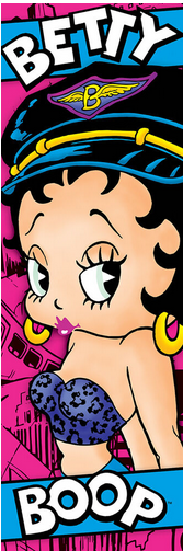 Betty Boop Biker Art Print - HalfMoonMusic