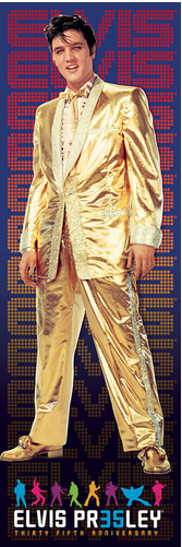 Elvis Presley 35 Art Print - HalfMoonMusic