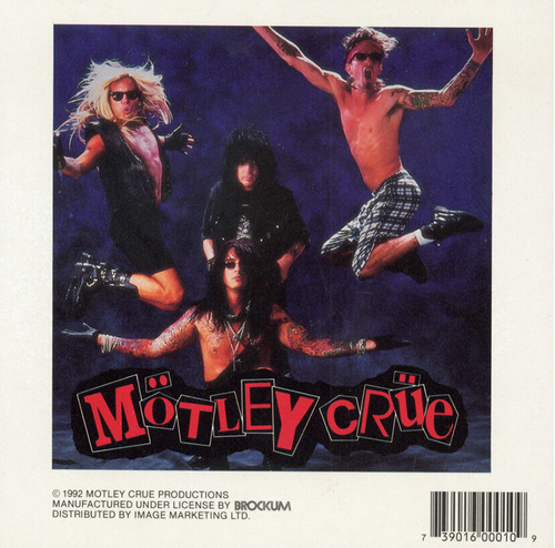 Motley Crue Band Window Sticker - HalfMoonMusic