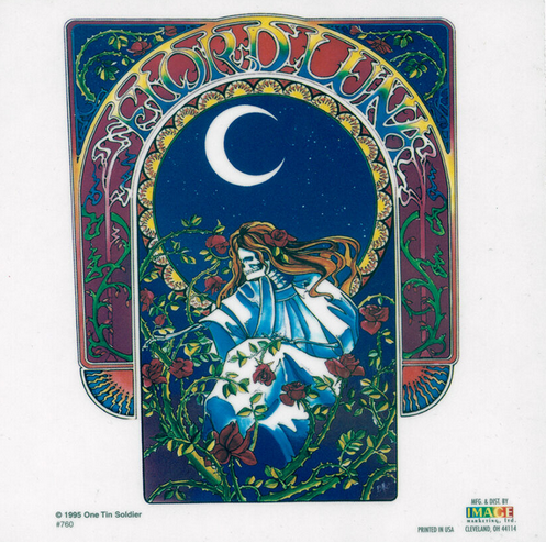 Moon Garden Window Sticker - HalfMoonMusic