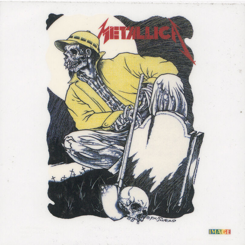 Metallica Gravedigger Window Sticker - HalfMoonMusic