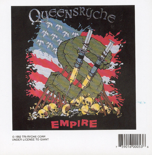 Queensryche Empire Static Sticker - HalfMoonMusic