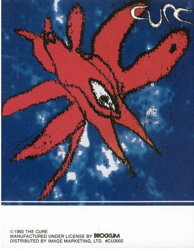 The Cure High Window Sticker - HalfMoonMusic