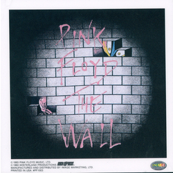 Pink Floyd Bricks Static Sticker - HalfMoonMusic