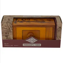 Pharaoh's Tomb Wooden Puzzle Box - HalfMoonMusic