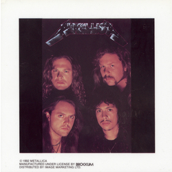 Metallica 4 Faces Static Sticker - HalfMoonMusic