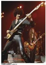 Thin Lizzie Poster - HalfMoonMusic