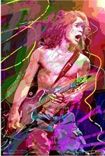 Eddie Van Halen Jump Poster - HalfMoonMusic