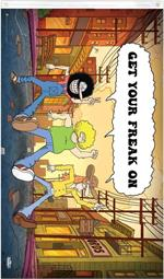 The Freak Brothers Get Your Freak On Flag - HalfMoonMusic