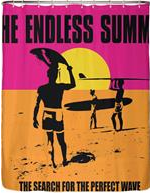 Endless Summer Shower Curtain - HalfMoonMusic