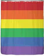 Pride Shower Curtain - HalfMoonMusic
