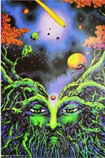 Root of Life Blacklight Poster - HalfMoonMusic
