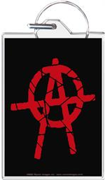Anarchy Keychain - HalfMoonMusic