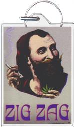 Zig Zag Keychain - HalfMoonMusic