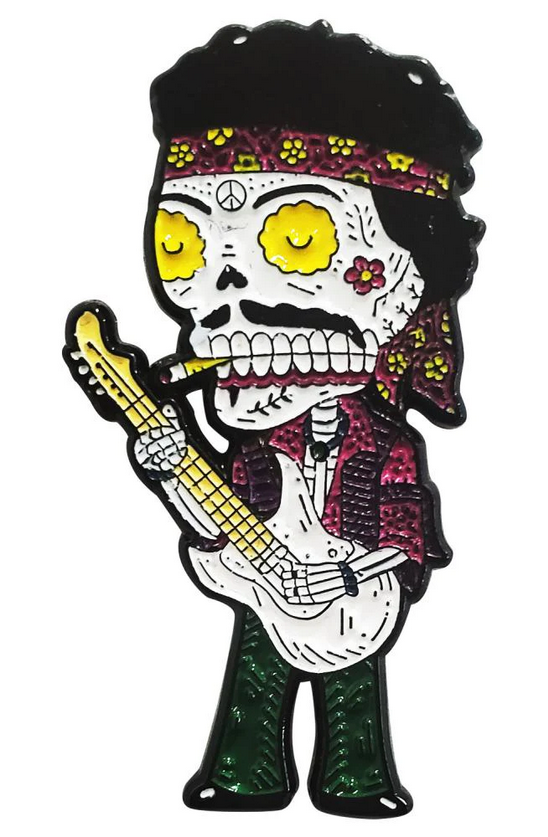Dia De Los Muertos Skeleton Hat Pins - HalfMoonMusic