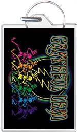 Grateful Dead Dancing Skeleton Keychain - HalfMoonMusic