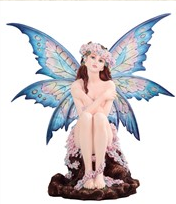 Blue Fairy Statue - HalfMoonMusic