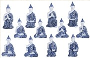 Mini Buddha 12pc Set - HalfMoonMusic