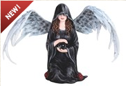Dark Angel Statue - HalfMoonMusic