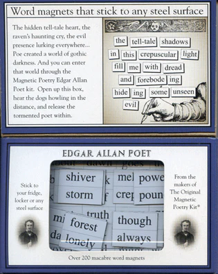 Magnetic Poetry Kit: Edgar Allen Poe Edition - HalfMoonMusic
