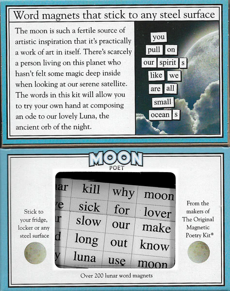 Magnetic Poetry Kit: Moon Edition - HalfMoonMusic