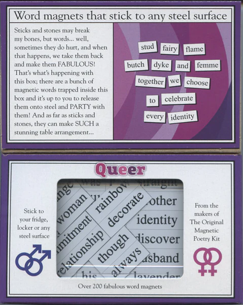 Magnetic Poetry Kit: Queer Edition - HalfMoonMusic