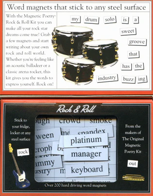 Magnetic Poetry Kit: Rock & Roll Edition - HalfMoonMusic