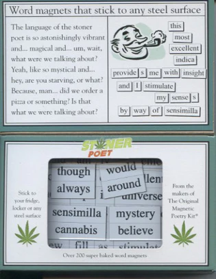 Magnetic Poetry Kit: Stoner Poet Edition - HalfMoonMusic