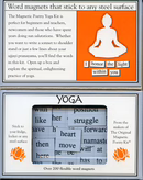 Magnetic Poetry Kit: Yoga Edition - HalfMoonMusic