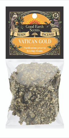 Vatican Gold Resign Incense - HalfMoonMusic