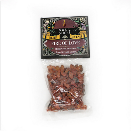 Fire of Love Resin Incense - HalfMoonMusic