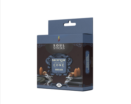 Good Luck Backflow Incense Cones - HalfMoonMusic