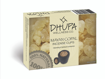 Copal Dhupa Incense Smudge Cups - HalfMoonMusic