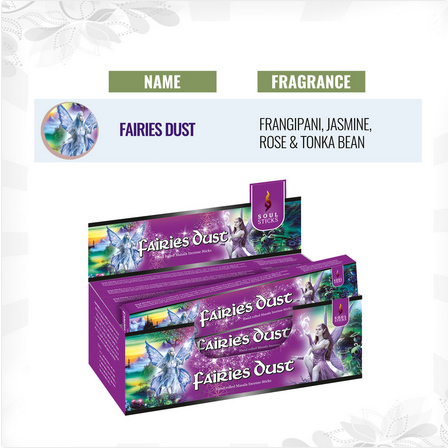 Fairies Dust Natural Incense - HalfMoonMusic