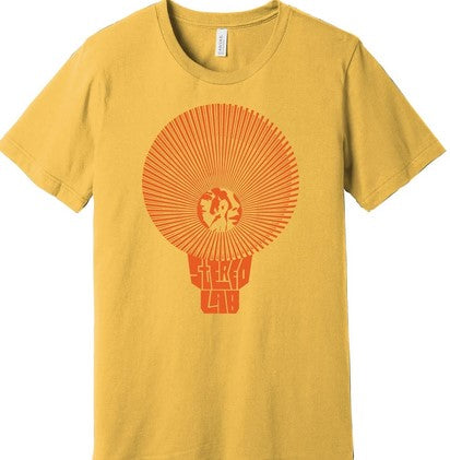 Mens Stereolab Orange Sun T-shirt - HalfMoonMusic