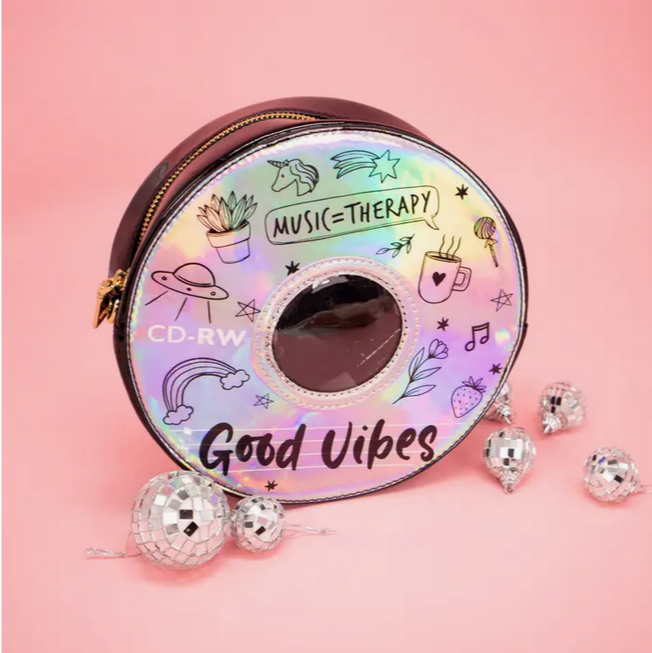 Mix CD Crossbody Bag - HalfMoonMusic