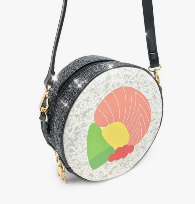 Sushi Roll Crossbody Purse - HalfMoonMusic