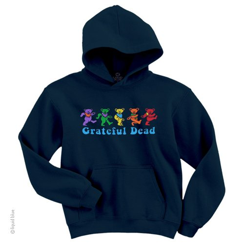 Men's Grateful Dead Pullover Dancing Bear Hoodie - HalfMoonMusic
