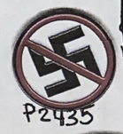 No Nazi's Hat Pin - HalfMoonMusic