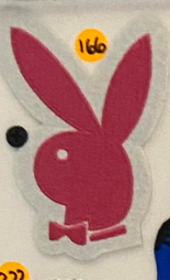Pink Playboy Bunny Patch - HalfMoonMusic