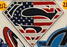 Superman Flag Patch - HalfMoonMusic