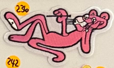 Pink Panther Patch - HalfMoonMusic