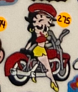 Betty Boop Biker Patch - HalfMoonMusic