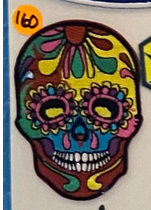Sugar Skull Patch - HalfMoonMusic