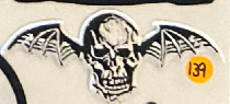 Bat Wings Skull Patch - HalfMoonMusic