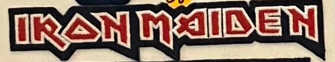 Iron Maiden Logo Patch - HalfMoonMusic